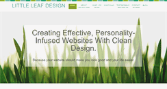 Desktop Screenshot of littleleafdesign.com